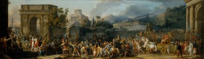 Der Triumph des Aemilius Paulus von Carle Vernet