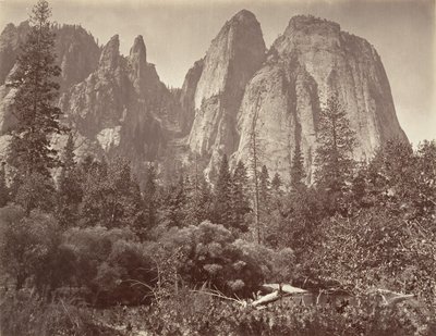 Cathedral Rocks und Spires von Carleton E. Watkins.