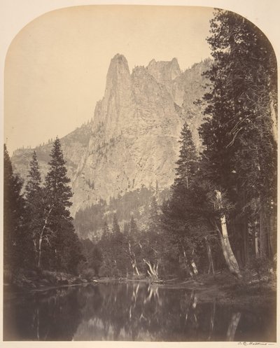 Flussblick, Sentinel, 3270 Fuß, 1861 von Carleton Emmons Watkins