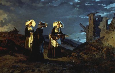 Abend nach der Schlacht von Sedan von Carlo Ademollo
