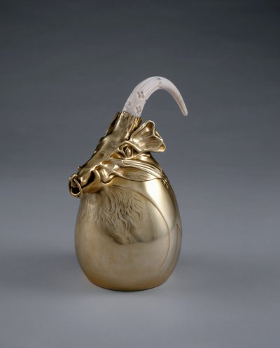 Teekanne, ausgeführt von Adrien-Aurélien Hebrard, um 1907 von Carlo Bugatti