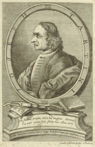 Dargestellte Person: Giuseppe Tartini von Carlo Calcinotto