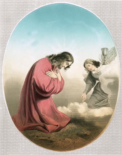 Engel erscheint Christus von Carlo Dolci