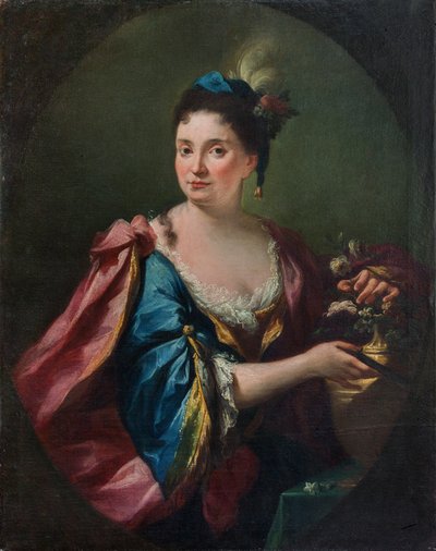 Porträt von Caterina Corbelini (?) von Carlo Innocenzo Carloni
