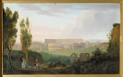 Das Kolosseum vom Palatin aus gesehen von Carlo Labruzzi