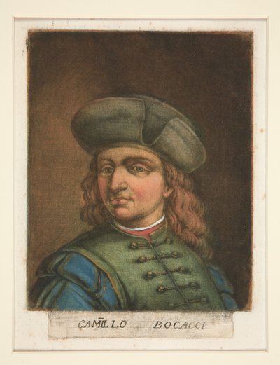 Camillo Bocacci, aus Ritratti di pittori (Porträts von Malern) von Carlo Lasinio