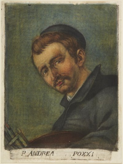 Porträt von Andrea Pozzi von Carlo Lasinio
