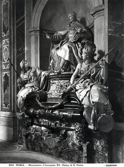 Denkmal für Papst Innozenz XI., ca. 1697 (Marmor) von Carlo Maratta or Maratti