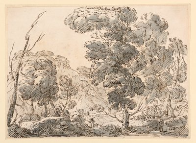 Straße in einem bergigen Land, 1770-1786 von Carlo Marchionni