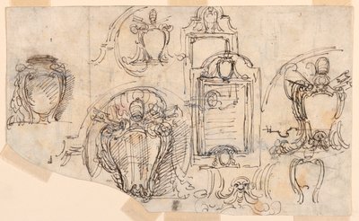Skizzen, 1740–58 von Carlo Marchionni