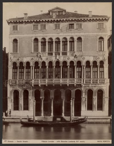 Palazzo Loredan von Carlo Naya