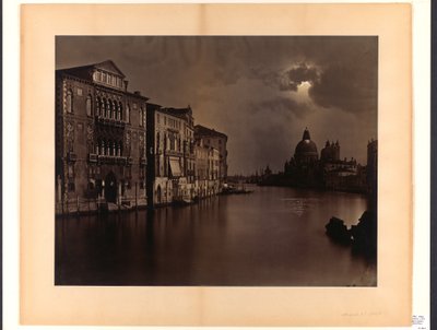 [Nachtansicht des Canal Grande, Venedig] von Carlo Naya