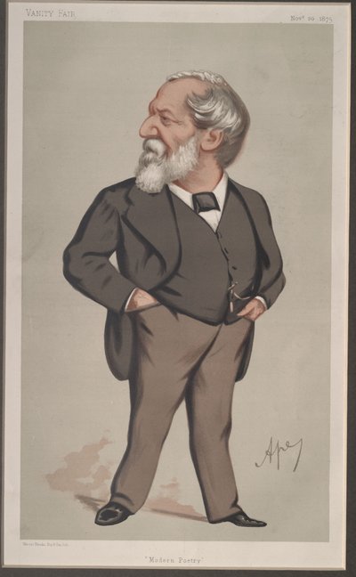 Robert Browning, Vanity Fair, 20. November 1875 von Carlo Pellegrini