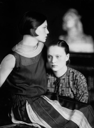Porträt von Wanda und Marion Wulz, Triest, um 1920 von Carlo Wulz