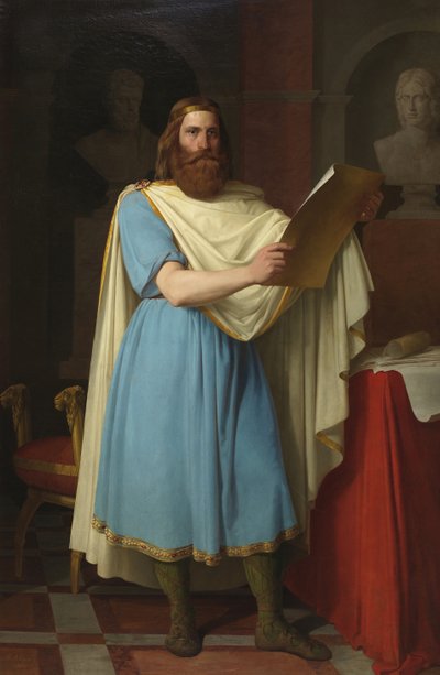 Alarich II., Westgotenkönig, 1856 von Carlos María Esquivel y Rivas