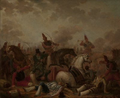 Kavalleriekampf zur Zeit von Rosas von Carlos Morel