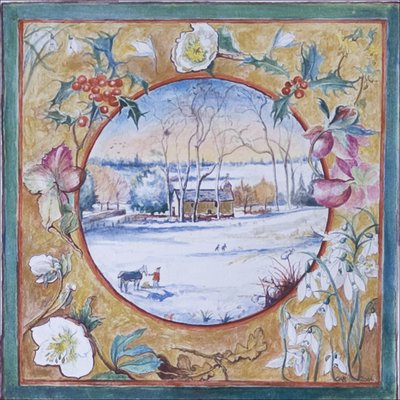 Weihnachtsmorgen, Little Somborne von Caroline Hervey Bathurst