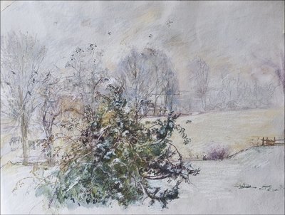 Winter aus unserem Fenster von Caroline Hervey Bathurst