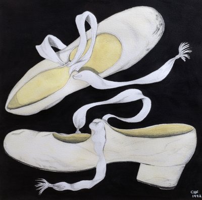Alte Stepptanzschuhe, 1992 von Carolyn Hubbard Ford