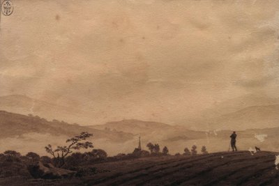 Nebelmorgen von Caspar David Friedrich