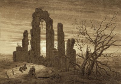Winter - Nacht - Alter und Tod aus dem Zyklus der Tageszeiten und Lebensalter, 1803 von Caspar David Friedrich