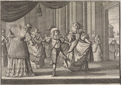 Erziehung von Balthazar Karl, dem ältesten Sohn von König Philipp IV., 1642 von Caspar Luyken (attributed to)