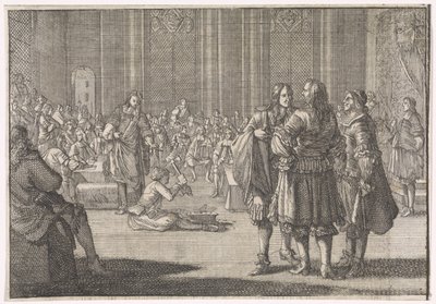Das englische Reichssiegel wird im Oberhaus zerschlagen, 1646 von Caspar Luyken (attributed to)