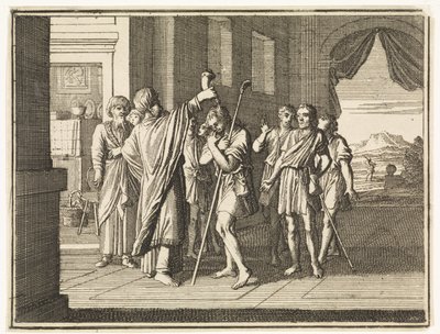 David von Samuel zum König gesalbt von Caspar Luyken