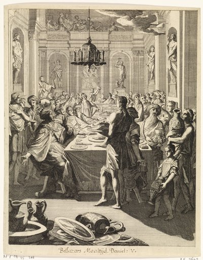 Das Festmahl des Belsazar von Caspar Luyken