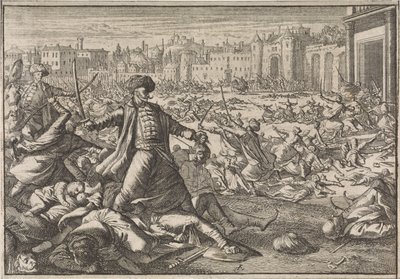 Eroberung von Bagdad durch die Türken, 1638 von Caspar Luyken