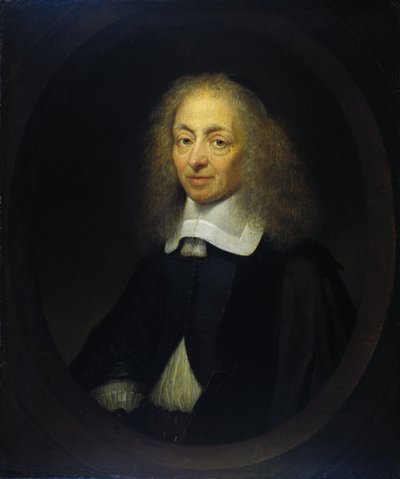 Porträt von Constantijn Huygens von Caspar Netscher