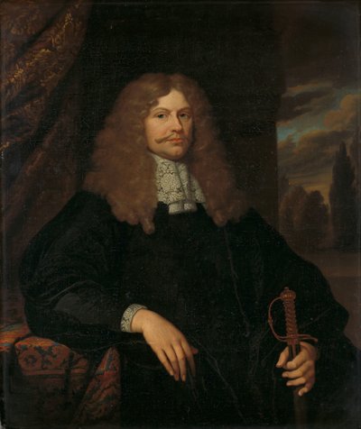 Porträt von Cornelis Backer (1633-81), Ratsherr, Stadtrat und Oberst der Amsterdamer Miliz von Caspar Netscher