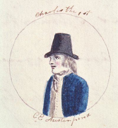 Karl I., um 1790 von Cassandra Austen