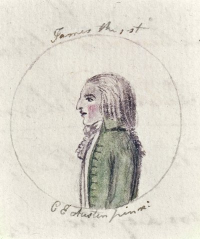 Jakob I., um 1790 von Cassandra Austen