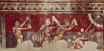 Die Steinigung des Heiligen Stephanus von Catalan School