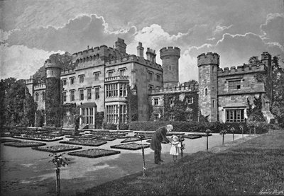 Hawarden Castle, um 1896 von Catherall and Pritchard