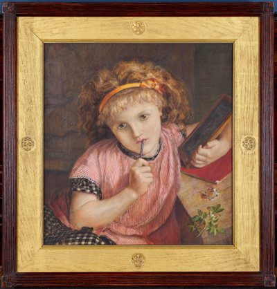 Ein tiefes Problem: 9 und 6 machen von Catherine Nee Madox Brown Hueffer