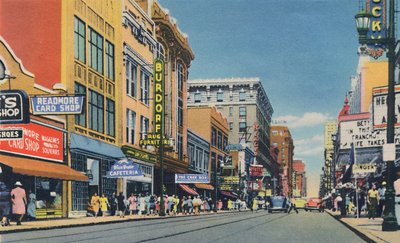 Fourth Ave., Blick nach Norden, 1942 von Caufield and Shook