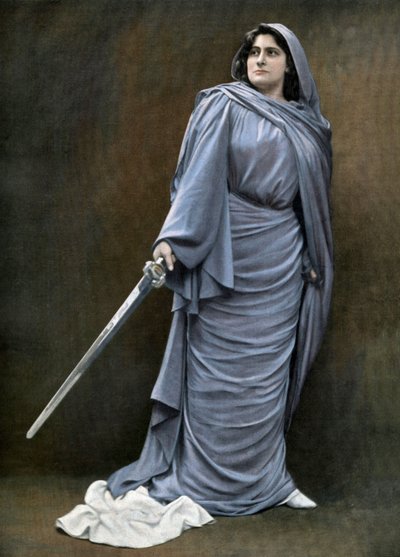 Französische Sopranistin Lucienne Breval (1869-1935) als Sephora in der Oper Le fils de l