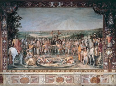 Kampf der Horatier und der Kuratier von Cavalier dArpino