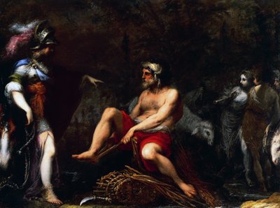 Erminia unter den Hirten von Cecco  Bravo