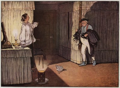 Illustration für „The Pickwick Papers“ von Cecil Aldin (Farblithografie) von Cecil Charles Windsor Aldin