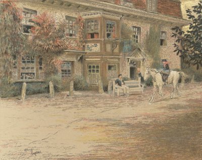 The Anchor Inn, Liphook von Cecil Charles Windsor Aldin
