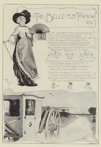Die Schöne der Stadt, von J M Bulloch von Cecil Charles Windsor Aldin