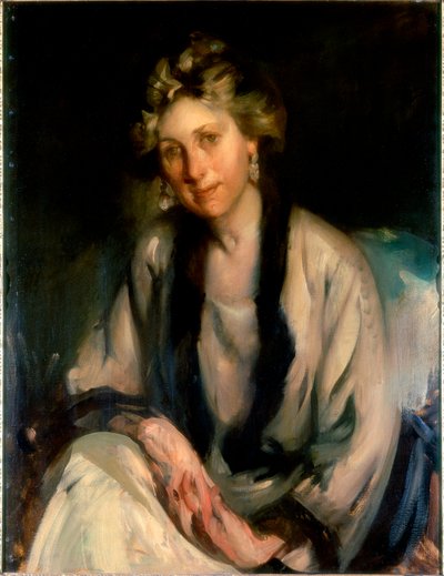 Porträt einer Dame von Cecil William Rae