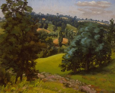 Landschaft bei Hadleigh von Cedric Morris