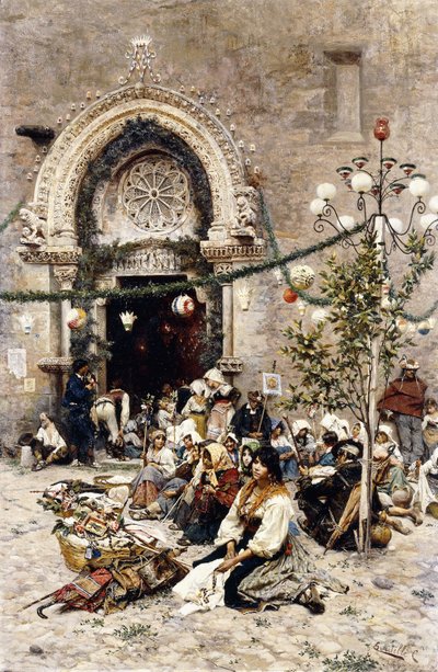 Eine Pause vom Fest von Cesare Tiratelli