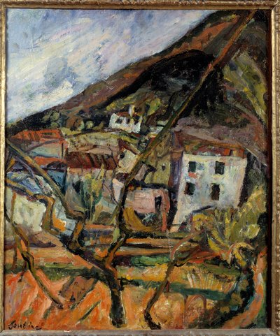 Landschaft von Vence Gemälde von Chaim Soutine 1921 Avignon, Musee Calvet von Chaim Soutine