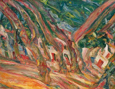 Platanen in Ceret von Chaim Soutine