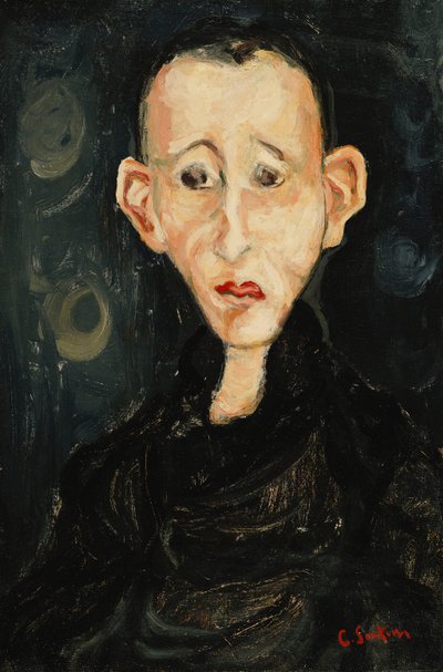 Junger Mann im Dunkeln, 1924 von Chaim Soutine